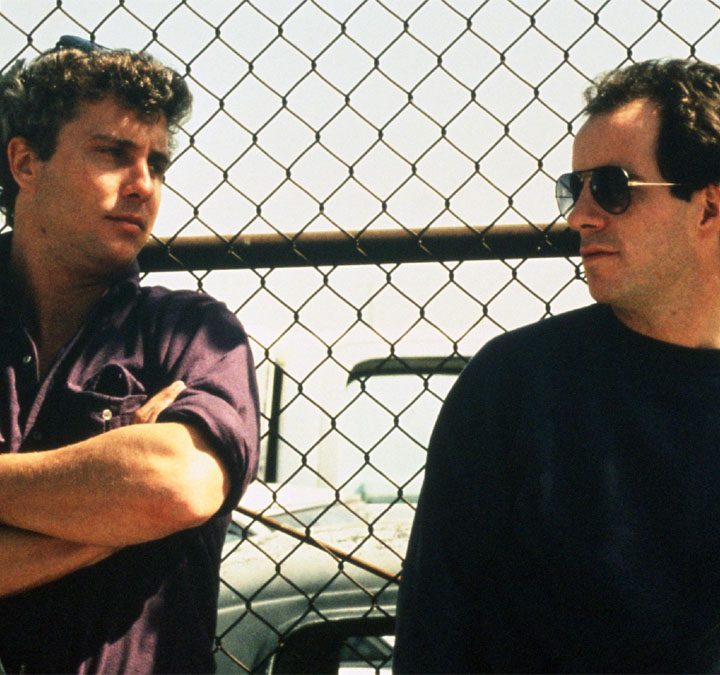 William Petersen and John Pankow in To Live and Die in LA.