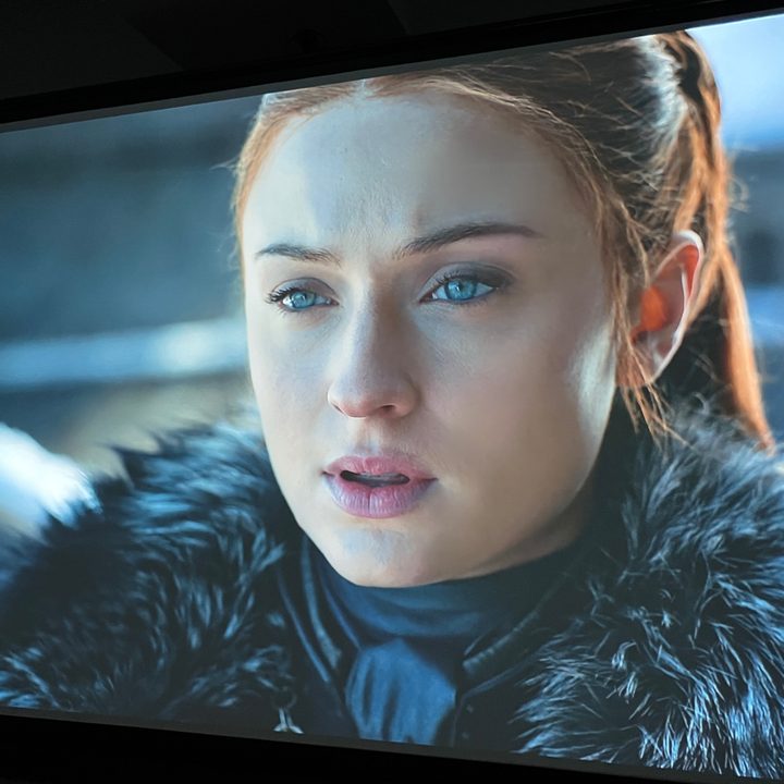 BenQ HT4550i projector review: Game of Thrones scene with Sansa Stark.