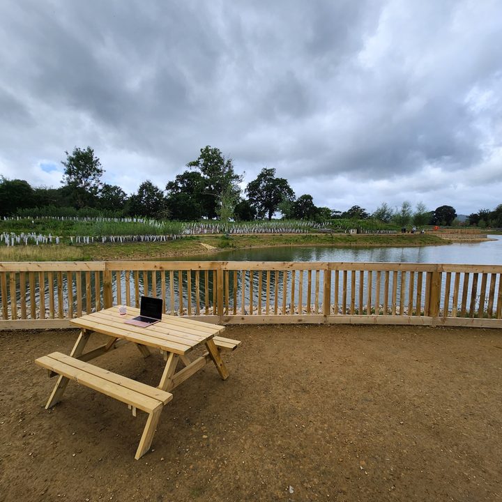 A wide-angle photo taken with the Samsung Galaxy Z Fold 4.