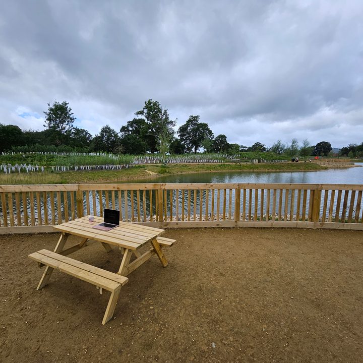 A wide-angle photo taken with the Samsung Galaxy Z Fold 5.
