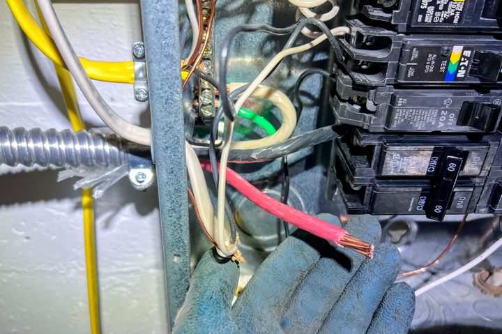 Six-gauge wiring is expensive and difficult to work with.