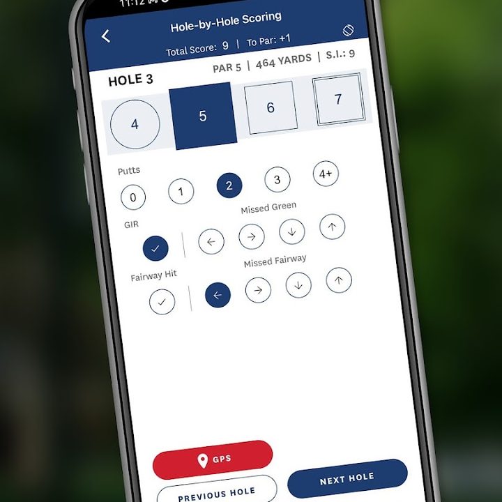 Using hole scoring in GHIN.