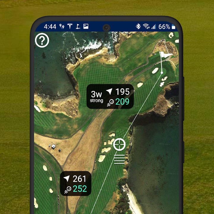 Using Golf Pad tp check out a course.