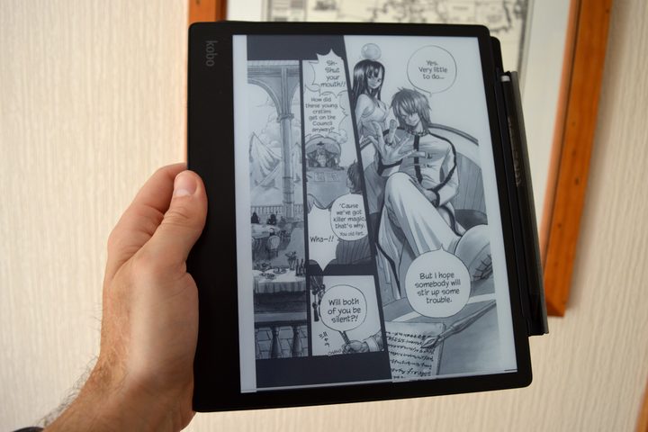 The Fairy Tale manga on the Kobo Elipsa 2E.