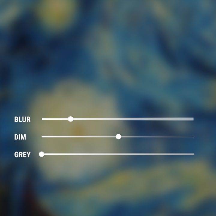 Setting a home screen in Muzei.