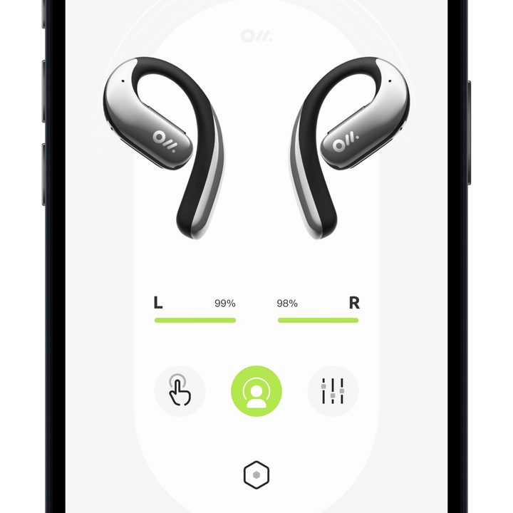Oladance app for iOS home screen, focus mode selected.