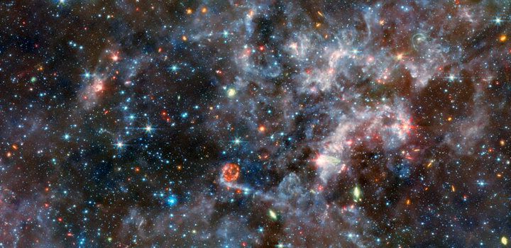 The irregular galaxy NGC 6822.