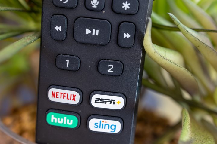 Roku Voice Remote Pro buttons.