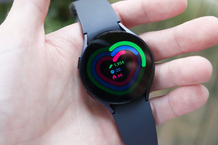 Samsung Health widget on the Galaxy Watch 6.
