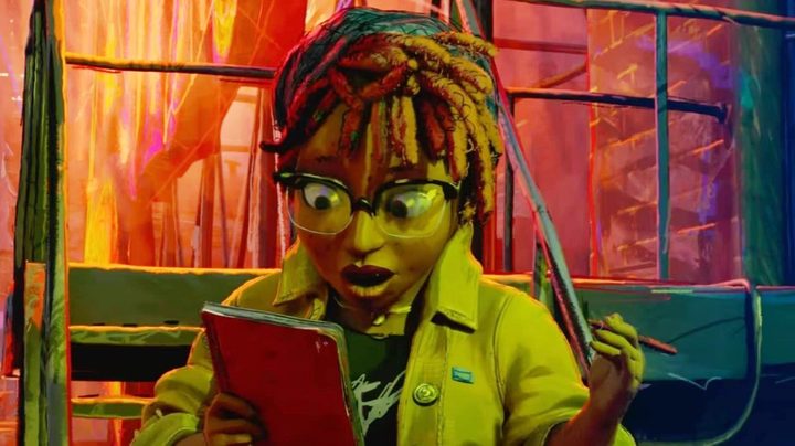 April O'Neil appears shocked in TMNT: Mutant Mayhem.