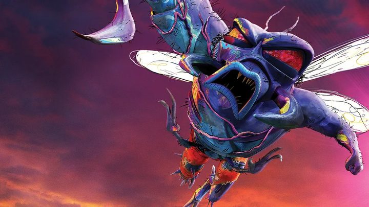 Supa flies in the sky in TMNT: Mutant Mayhem.