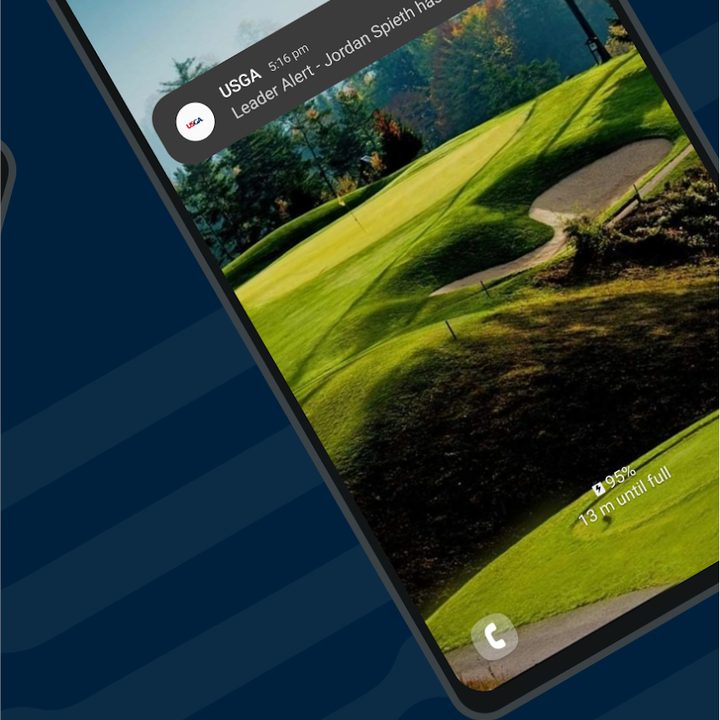 Notifications on the USGA app.