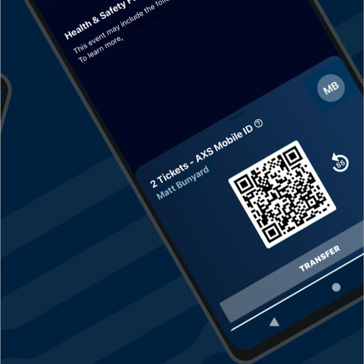 using your e-tickets on the USGA app.