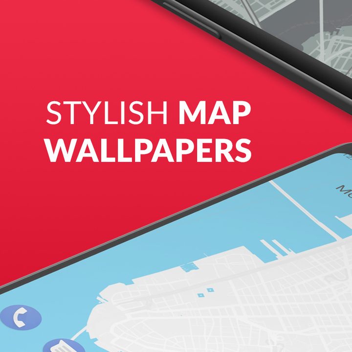 Stylish map wallpapers in Wall St.