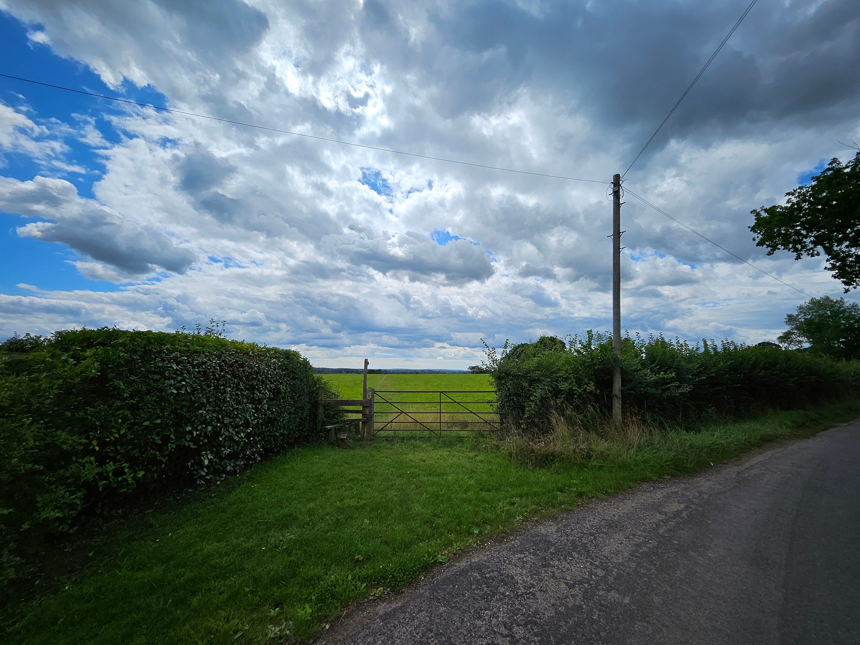 Wide-angle photo taken with the Samsung Galaxy Z Flip 5.