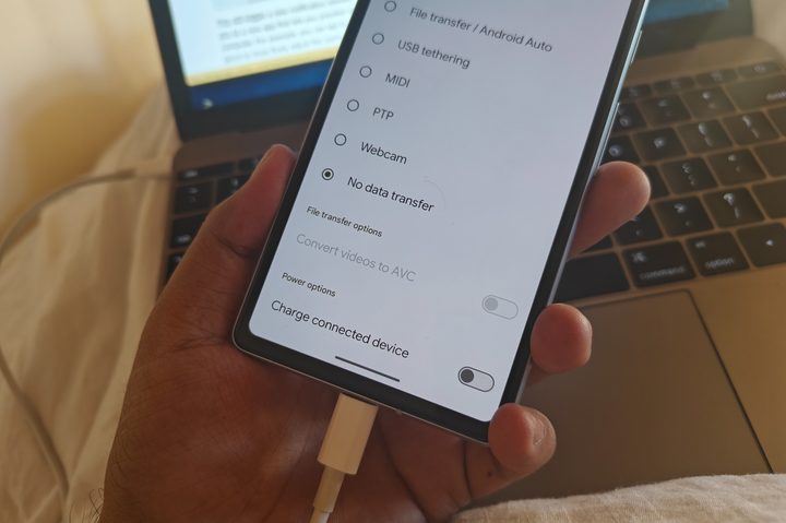 Enabling webcam feature through USB connection for an Android phone.