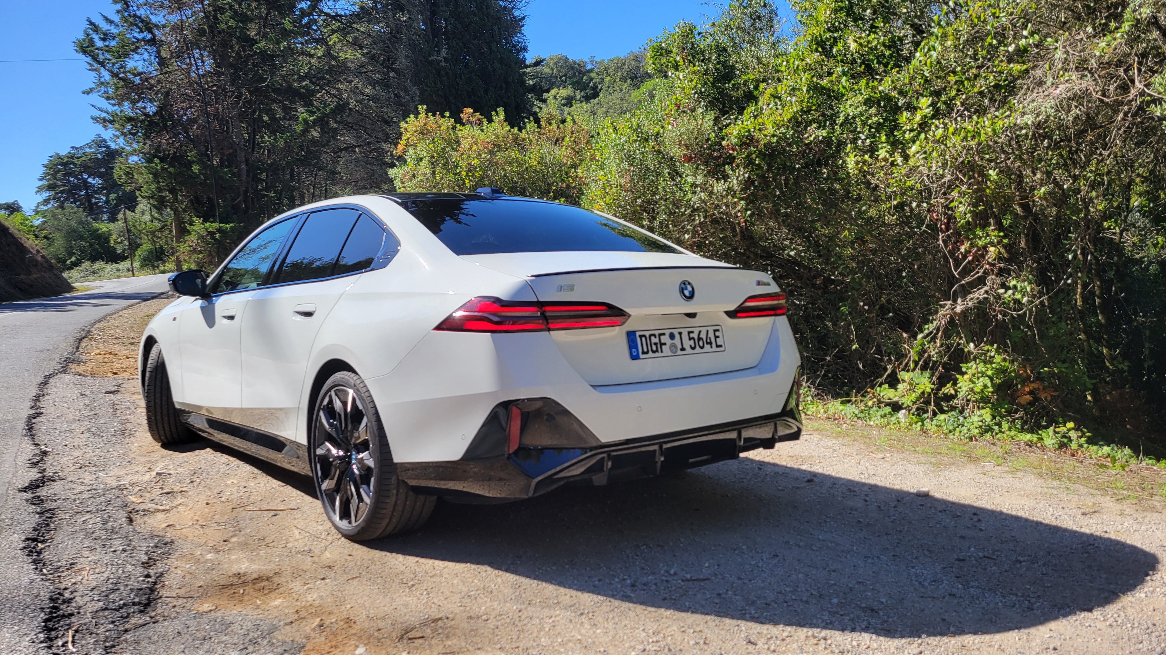 BMW i5 M60 xDrive rear view