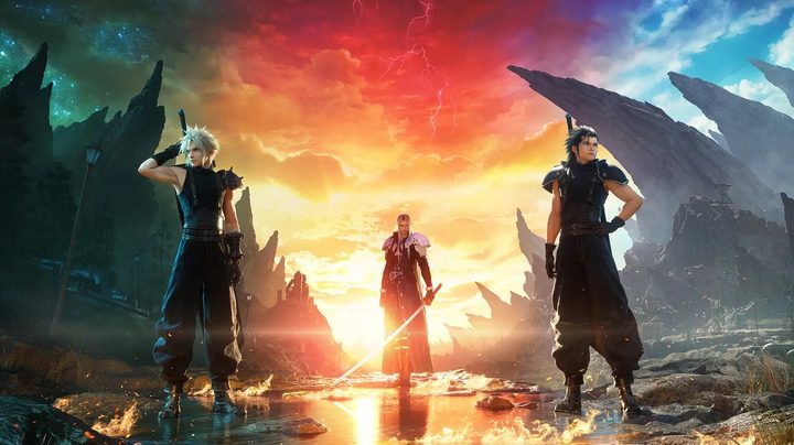 Key art for Final Fantasy VII Rebirth.