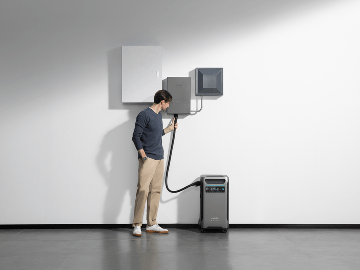 Anker SOLIX F3800 connected to smart home panel