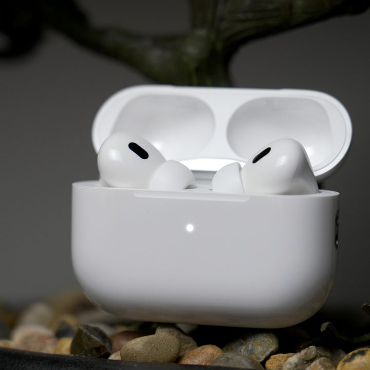 Apple AirPods Pro 2 in their USB-C and MagSafe case.