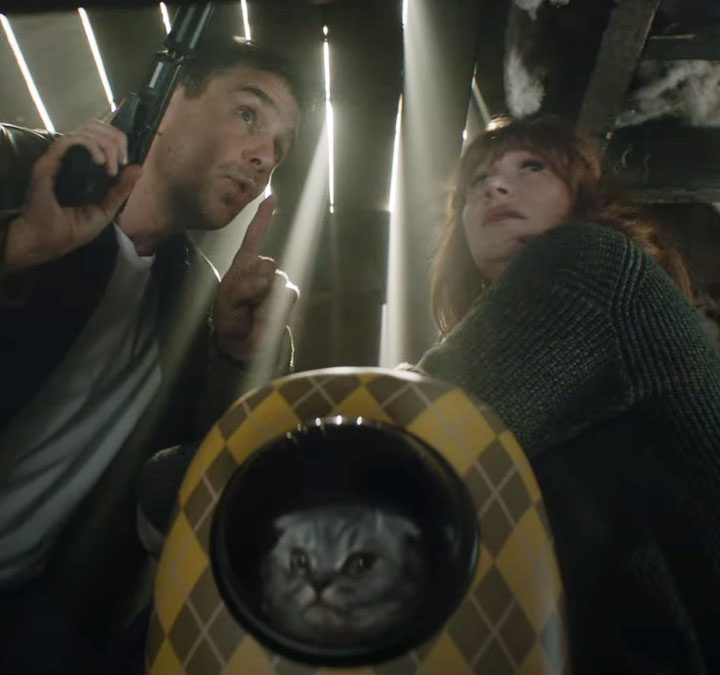 Sam Rockwell and Bryce Dallas Howard in "Argylle."
