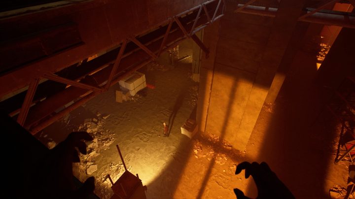 The player stalks an enemy in Vampire: The Masquerade - Bloodlines 2.