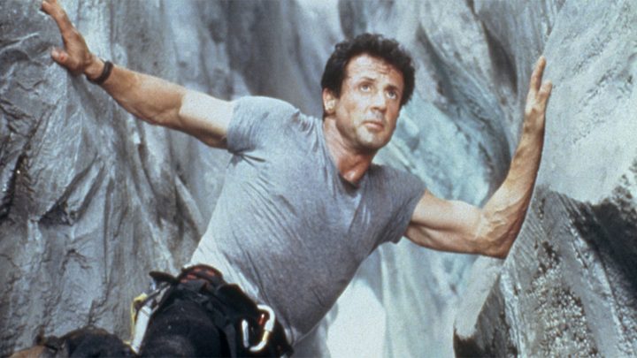 Sylvester Stallone in Cliffhanger.