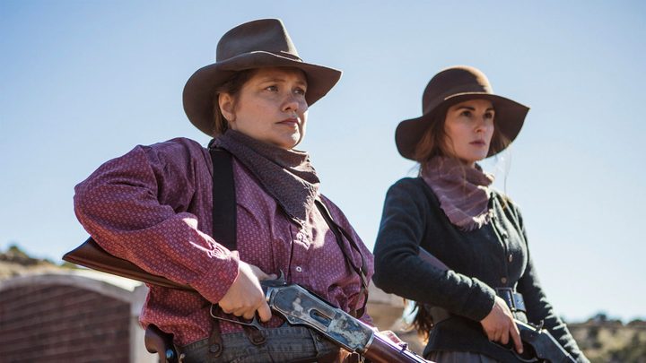 The cast of Godless.