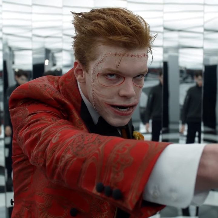 Bruce and Jerome in a hall of mirrors in "Gotham."