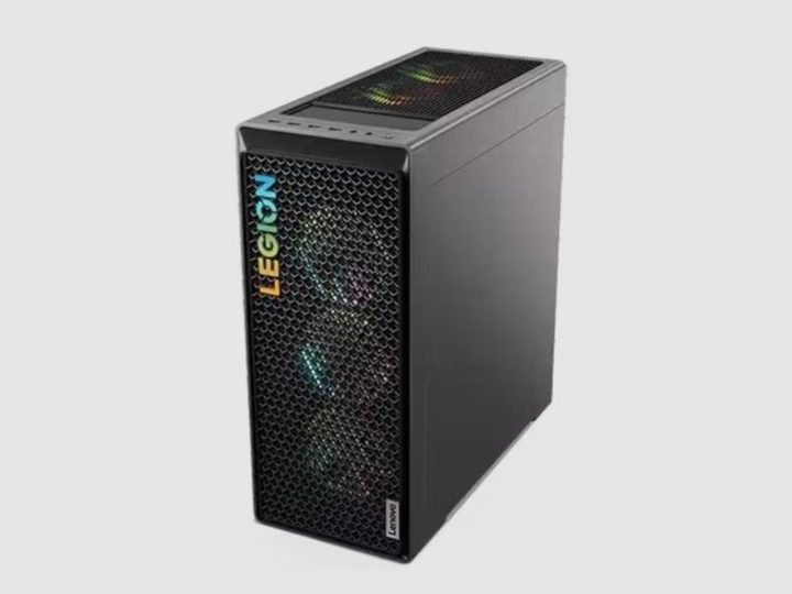 Lenovo Legion Tower 7i Gen8 side view of tower product image.