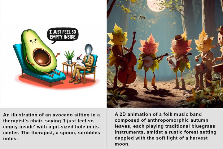 OpenAI's Dall-E 3 creates stunning images that match the prompt.