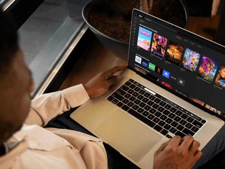 Plex used to watch media on laptop