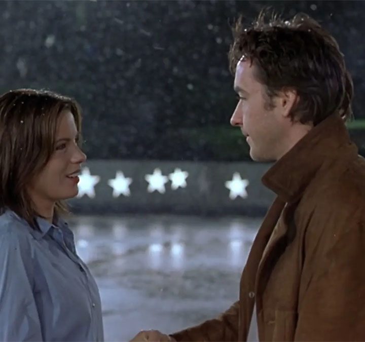 Kate Beckinsale and John Cusack in Serendipity.