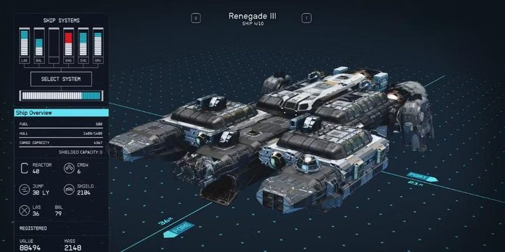 The renegade spaceship in Starfield.