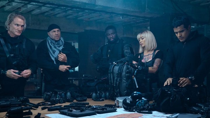 The cast of The Expendables 4.