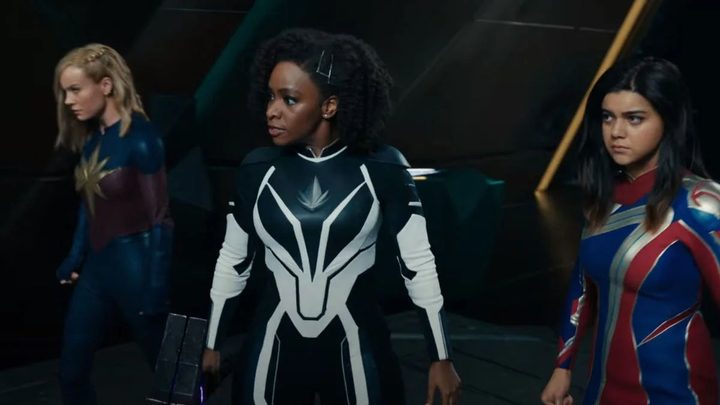 The cast of The Marvels.