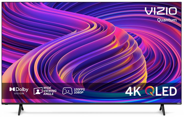 Vizio Quantum 4K QLED Smart TV.