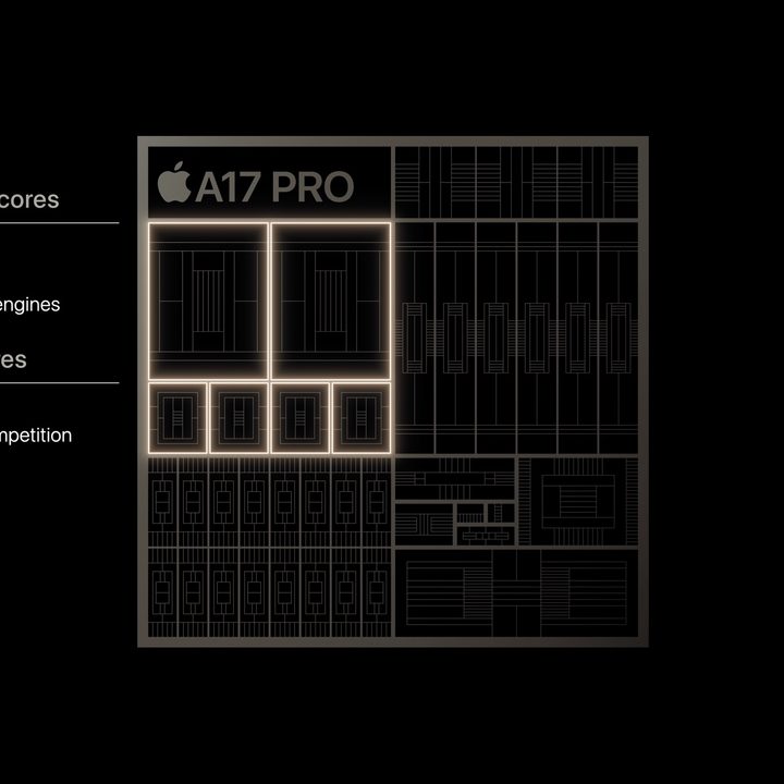 Apple A17 Pro silicon.