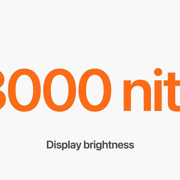 Apple Watch Ultra 2 nits
