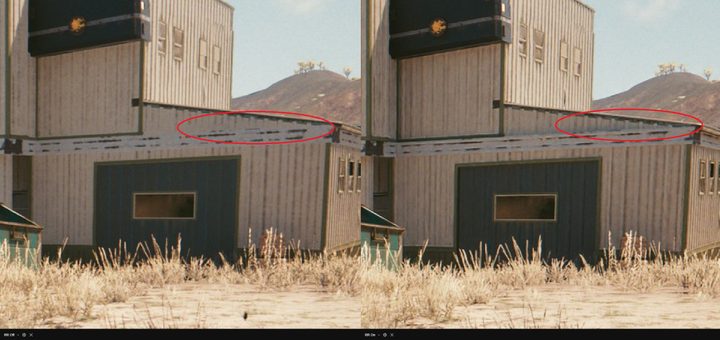 A shadow on a building in Cyberpunk 2077.