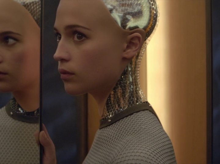 The android Ava and her reflection in Ex Machina