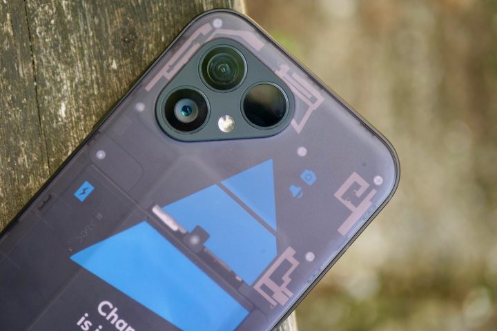 The Fairphone 5's camera module.