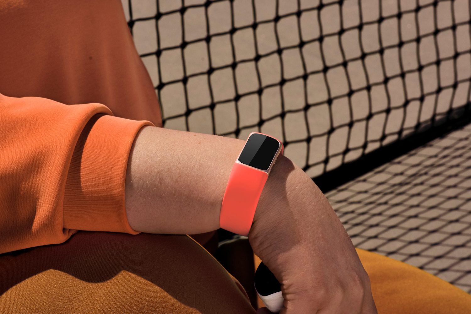 The Fitbit Charge 6 at rest.