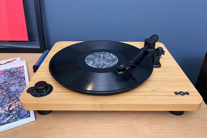 The House of Marley Stir It Up Lux Bluetooth turntable.