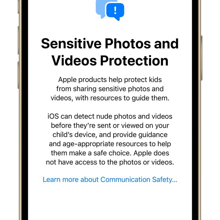 Sensitive Photo controls in iOS 17.