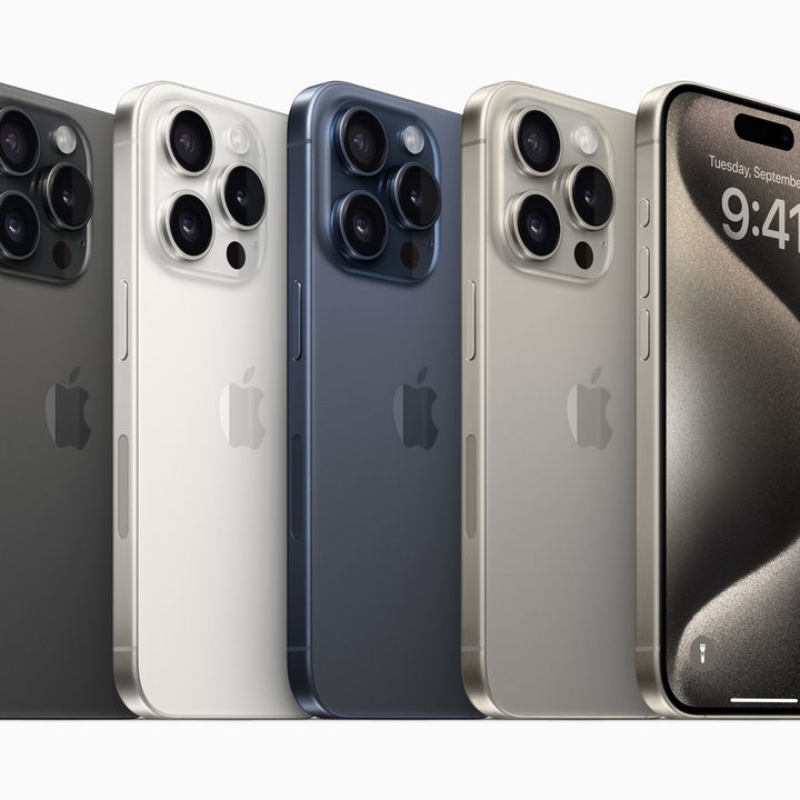 Color options for iPhone 15 series.