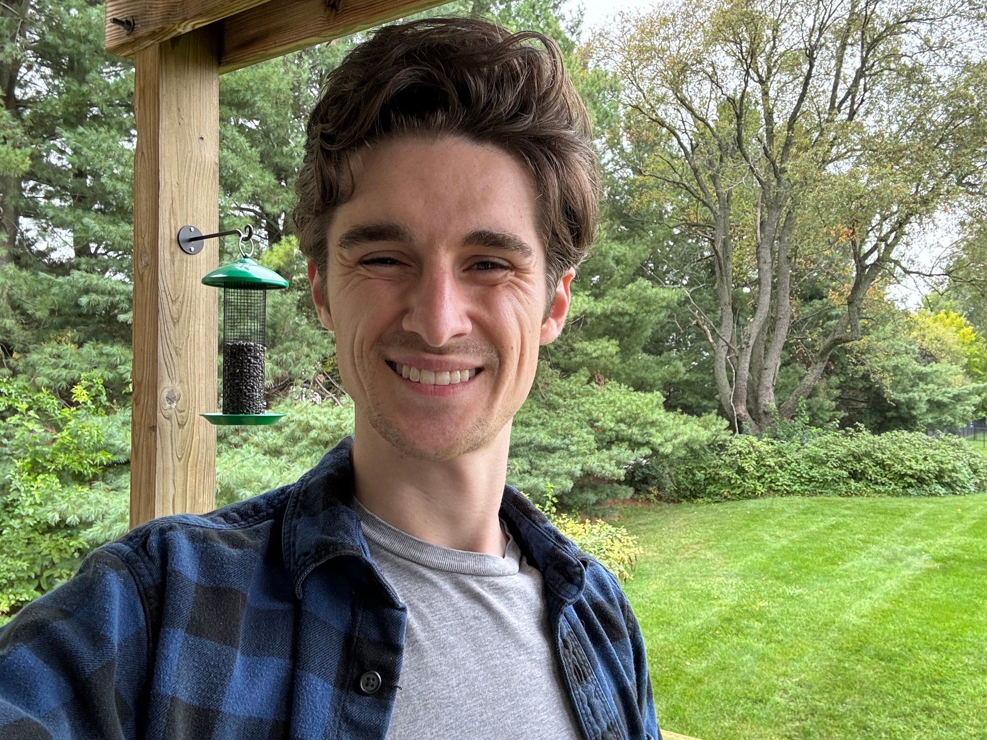 A selfie of Joe Maring, taken with the iPhone 15 Pro Max.