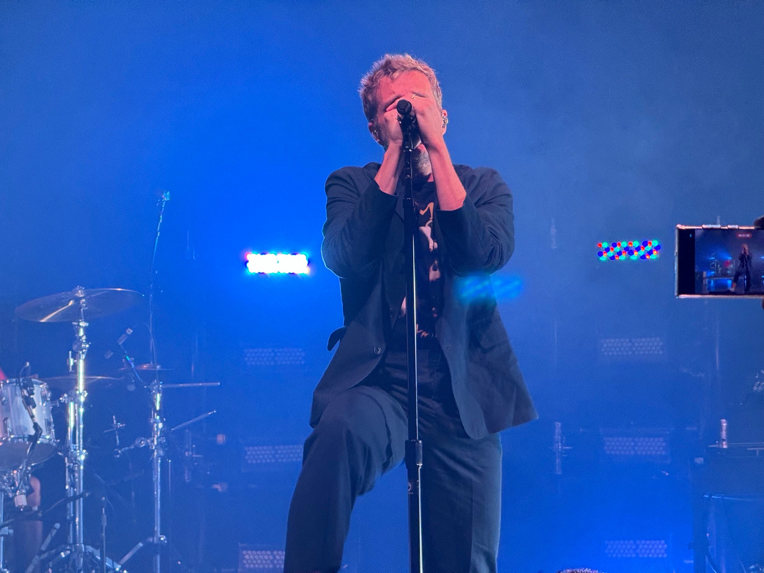 Photo from the iPhone 15 Pro Max telephoto camera of an Awolnation concert.