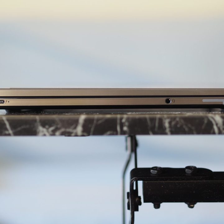 Lenovo ThinkBook Plus Gen 4 left side view showing ports.