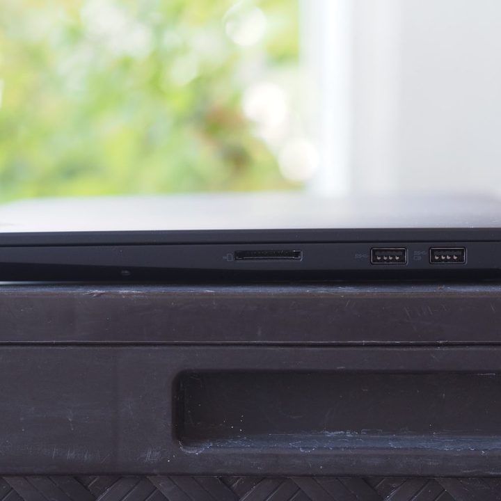 Lenovo ThinkPad P1 Gen 6 right side view showing ports.